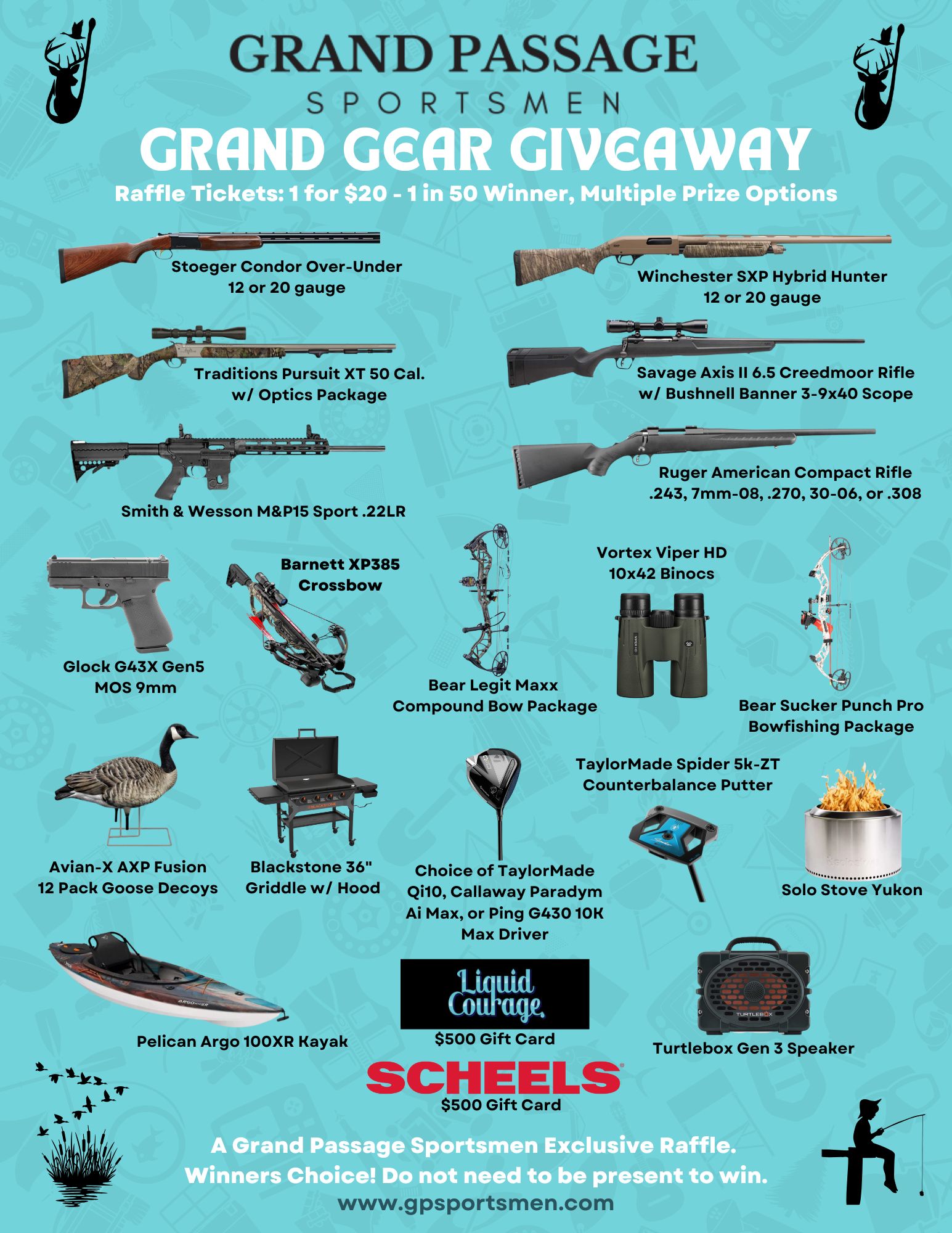 Grand Gear Giveaway Raffle – Grand Passage Sportsmen